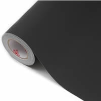 SELF ADHESIVE HARD WEARING VINYL BLACK